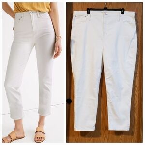 37 Tall Madewell classic straight jean